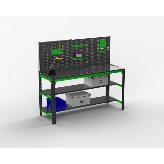 Металлический стол ООО Металекс серия KIT 750x1200x500 мм