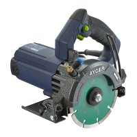 Дисковая пила по плитке AYGER DS1400/125