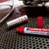 Маркер перманентный Edding 1 красный грифель 1-5 мм
