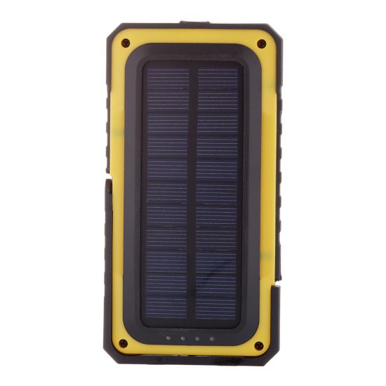 Фонарь ручной Эра (Б0054472) светодиодный 49 LED 15 Вт аккумуляторный Li-Ion 6000 мАч пластик на солнечной батарее