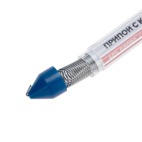 Припой Rexant d1, Sn60 Pb40 Flux 2.2% с канифолью 20 г (09-3103)