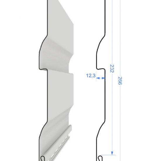 Сайдинг Docke Premium 3600х232 мм киви