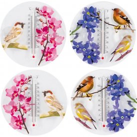 Уличный термометр PARK Цветы и птицы