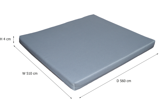 Кресло садовое BEGINIA Basegi 73.5x69.5x79 см полипропилен темно-серый