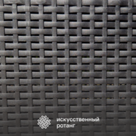 Кресло садовое BEGINIA Basegi 73.5x69.5x79 см полипропилен темно-серый