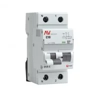 Автомат дифференциальный EKF Averes DVA-6 10А 30 мА 1P+N тип A 6 кА (rcbo6-1pn-10C-30-a-av)