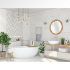 Плитка настенная Azori Hygge Light Mix 31.5x63 см 1.79 м² матовая цвет белый