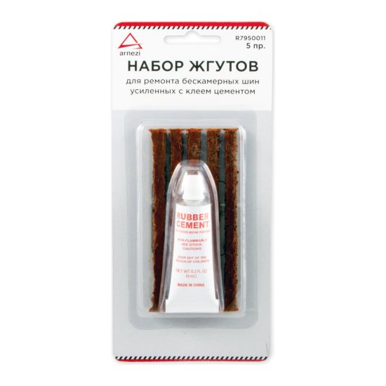 Набор усиленных жгутов для ремонта бескамерных шин Arnezi R7950011