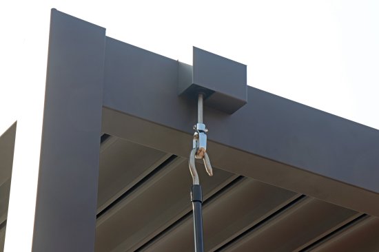 Пергола 3x3x2.5 м темно-серый