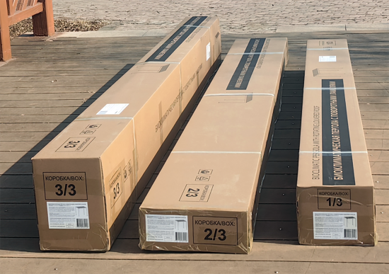 Пергола 3x3x2.5 м темно-серый