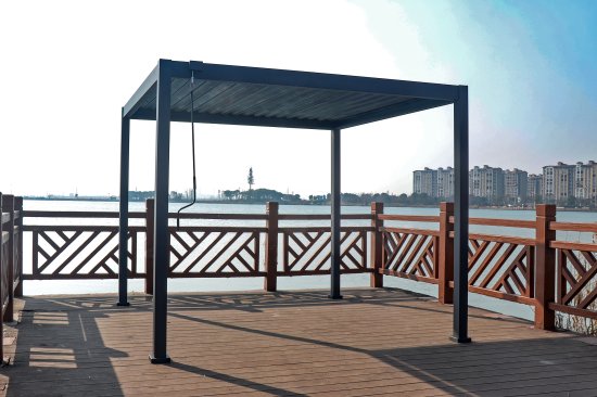 Пергола 3x3x2.5 м темно-серый