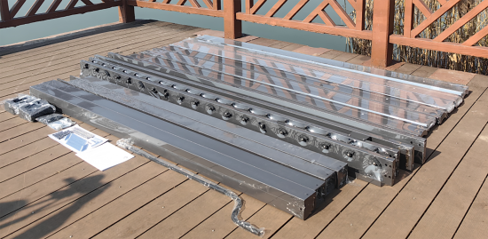 Пергола 3x3x2.5 м темно-серый