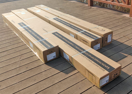 Пергола 3x4x2.5 м темно-серый алюминий