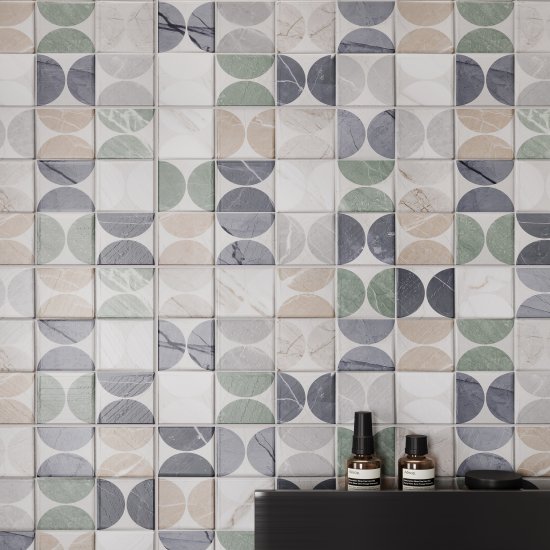 Настенная плитка Cracia Ceramica Time 02 25x60 см 1.2 м² цвет разноцветный