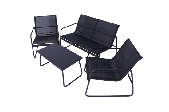 Набор садовой мебели Brut металл черный диван 1 шт.
