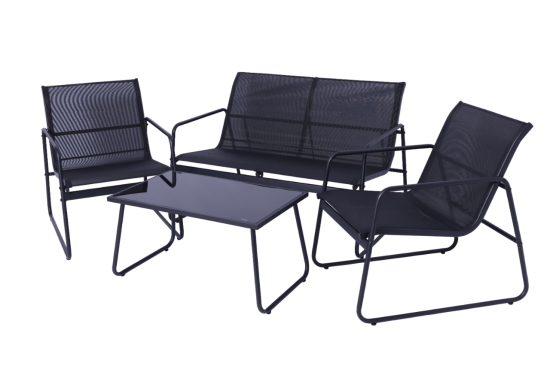 Набор садовой мебели Brut металл черный диван 1 шт.
