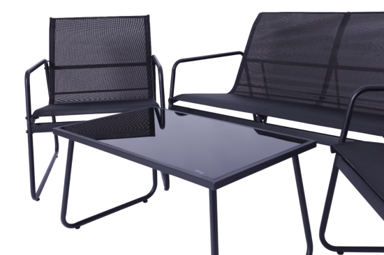 Набор садовой мебели Brut металл черный диван 1 шт.