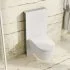 Инсталляция WasserKraft Naab 86 для подвесного унитаза с кнопкой белой со звукоизоляцией (86TLT.040.SE.WH)