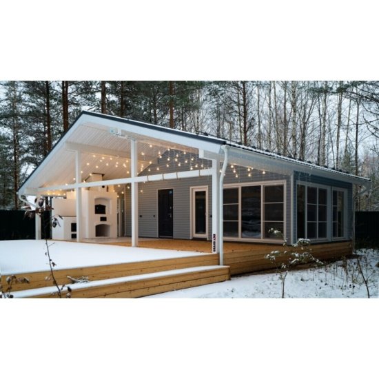 Сайдинг Grand Line Color Plus 3660х203 мм голубой