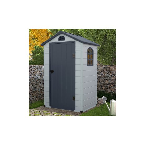 Сарай Wotex Storage-01-2, серый, 134х104х204 см