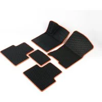 Автомобильные коврики для Audi A8 D4 Long 2010 - 2017 (Ауди А8 Д4 лонг) Vicecar DL3020RR-оранжевый