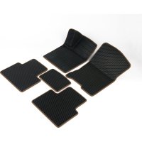 Автомобильные коврики для Volkswagen Jetta VII 2018 - 2024 (Фольксваген джетта 7) Vicecar DL46048-коричневый