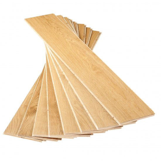 Паркетная доска FocusFloor дуб вортекс 1,678 кв.м 14 мм однополосная с фаской