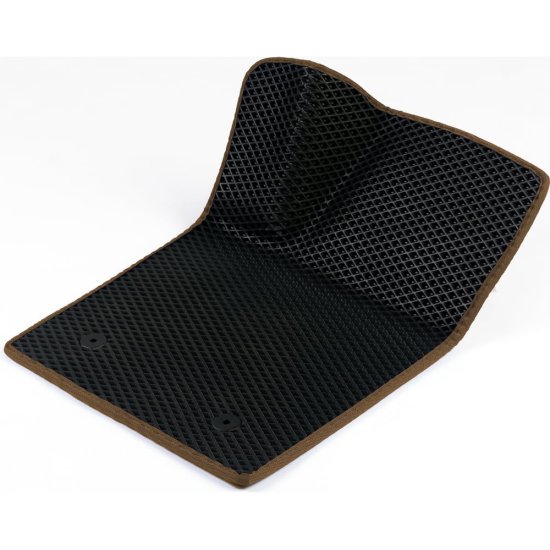 Водительский коврик для Haval F7 F7x2019 - 2024 (Хавал Ф7 Ф7х) Vicecar 1DL59001-коричневый