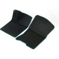 Передние коврики для BMW 3 Е46 1998 - 2006 (БМВ 3 Е46) Vicecar 2DL4003-темнозеленый