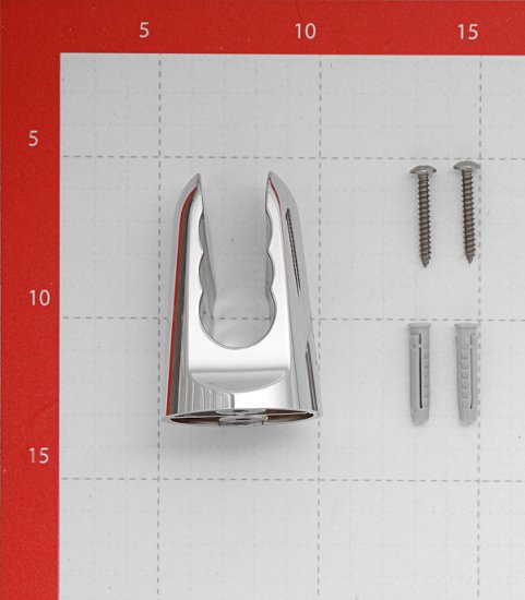 Держатель для лейки Iddis c регулировкой наклона пластик хром (010CP00I53)