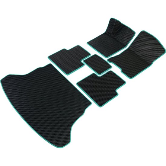 Коврики в салон и багажник для Haval Jolion 2021 - наст.время 4WD (Хавал Джулион) Vicecar SBDL59006XR-изумрудный