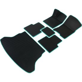 Коврики в салон и багажник для Audi A4 B8 2007-2015 (седан) (Ауди А4 Б8) Vicecar SBDL3002R-изумрудный