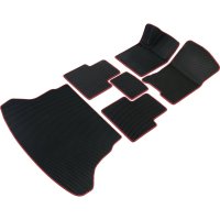 Коврики в салон и багажник для Kia Optima IV 2016 - 2020 (БМВ Х5 Г05) Vicecar SBDL23039R-бордовый