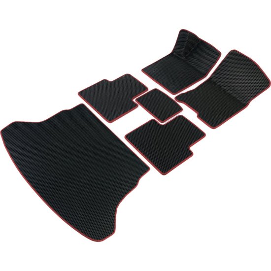 Коврики в салон и багажник для Kia Optima IV 2016 - 2020 (БМВ Х5 Г05) Vicecar SBDL23039R-бордовый