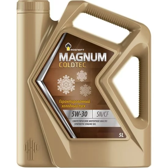 Моторное синтетическое масло Роснефть Magnum Coldtec 5W-30