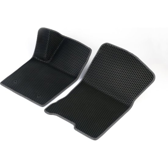 Передние коврики для BMW Х3 F25 2010 - 2017 (БМВ Х3 Ф25) Vicecar 2DL4008-темносерый