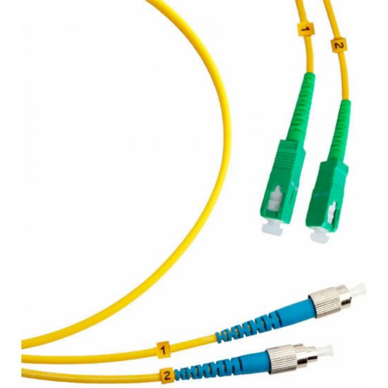 Дуплексный оптический патч-корд TopLan DPC-TOP-652-FC/U-SC/A-0.5