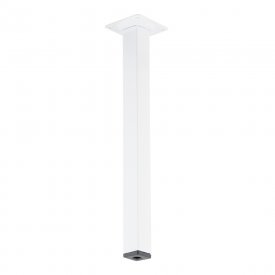 Ножка мебельная стальная 25х25х300 мм белая (1 шт.)