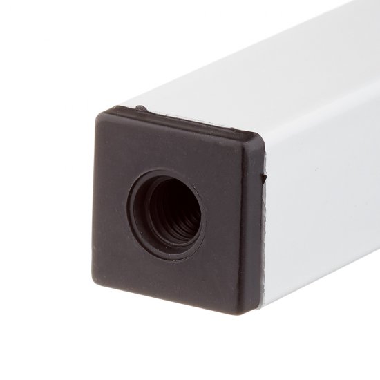 Ножка мебельная стальная 25х25х300 мм белая (1 шт.)