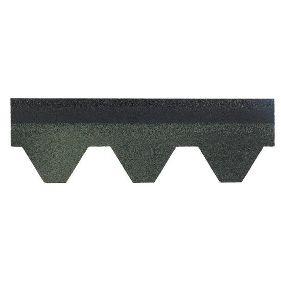 Черепица гибкая Шинглас Оптима зеленая 3 кв.м