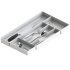 Лоток для столовых приборов 6 отсеков Esprado Comfort 49x5x30 см полипропилен цвет белый