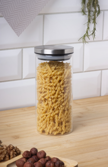 Банка для сыпучих продуктов Mallony Oceano 0.75 л стекло цвет прозрачный
