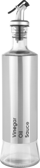 Бутылка для масла и уксуса Mallony Olivia 0.5 л стекло цвет прозрачный