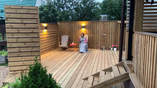 Доска штакетник импрегнированная 15x90x2000 мм 0.18 м²