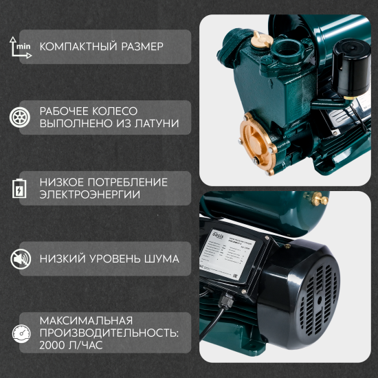 Насосная станция Oasis 370C/2000/31-2, 1980 л/час