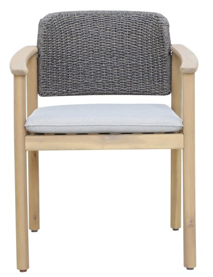 Кресло садовое BEGINIA Fisht акация цвет серый