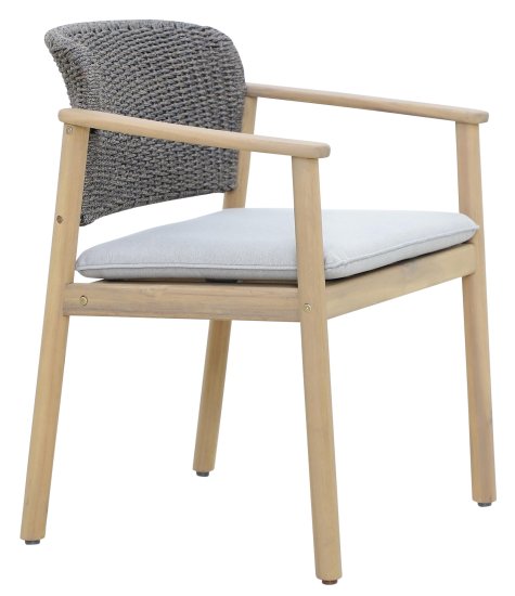 Кресло садовое BEGINIA Fisht акация цвет серый