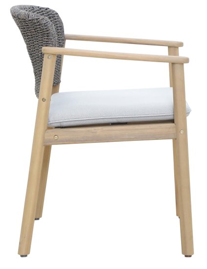 Кресло садовое BEGINIA Fisht акация цвет серый