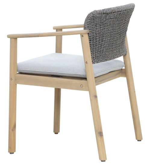 Кресло садовое BEGINIA Fisht акация цвет серый