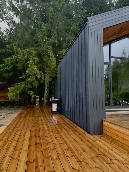 Террасная доска хвоя сорт Оптима 28x140x6000 мм двусторонний вельвет 0.84 м²